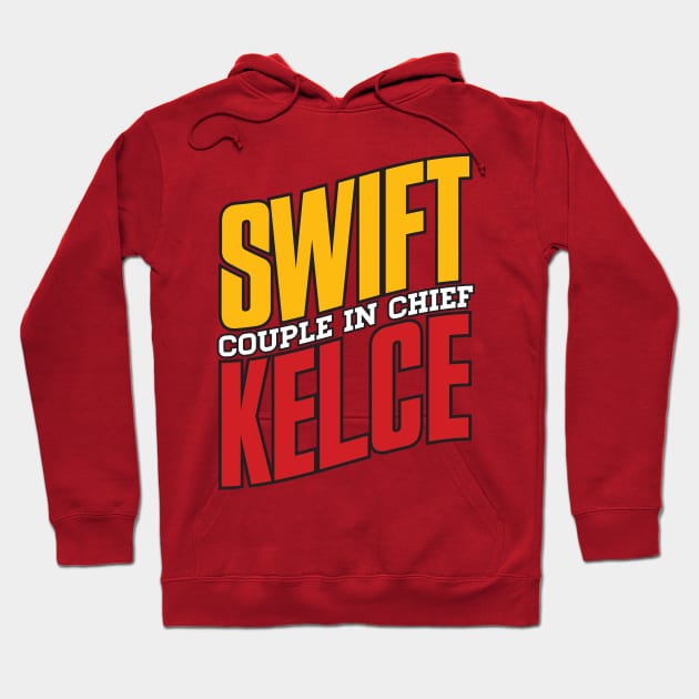 Swift Kelce Couple in Chief Hoodie by BRAVOMAXXX